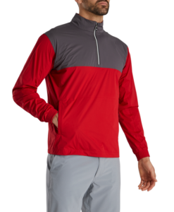HydroKnit Pullover Footjoy - rojo y gris.