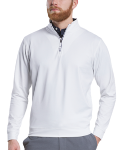 Saco Footjoy Approach Quarter-Zip White.