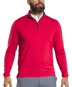 Saco Footjoy Lightweight Solid Mid-Layer Crimson.