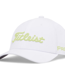 Gorra Tour Performance Junior White/Light Lime.
