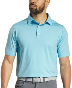 Camiseta Footjoy Azul Claro.