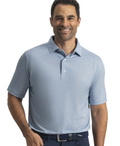 Camiseta Footjoy Elipse Azul.