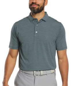 Camiseta Footjoy rayada.